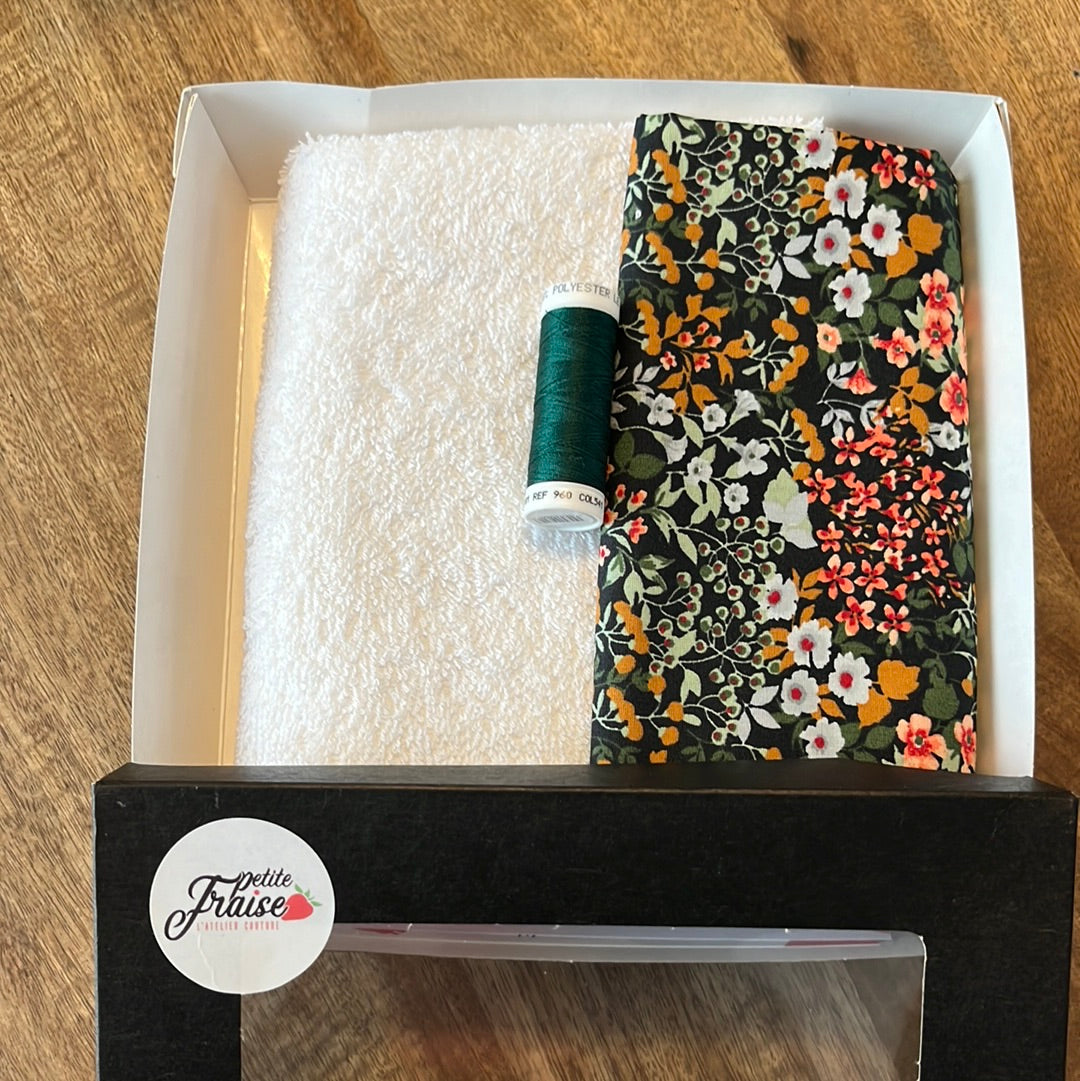 Kit de couture - Je fabrique mes lingettes - Fleurette